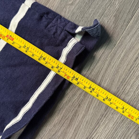 L.L. Bean Men's Rugby Traditional Fit Hoodie - Navy/Orange - Picture 6 of 6